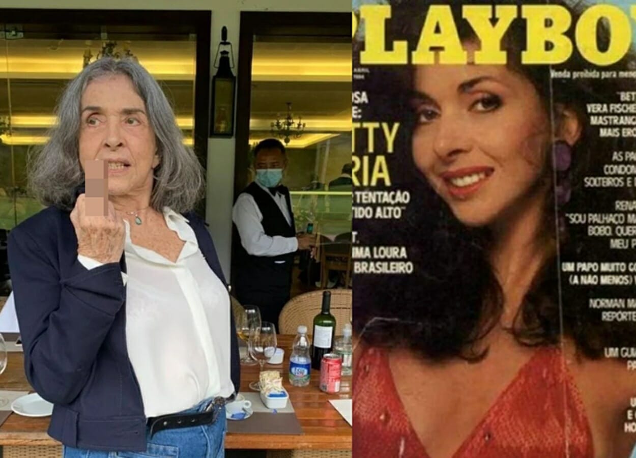 Betty Faria é vítima de ataque machista por sua Playboy