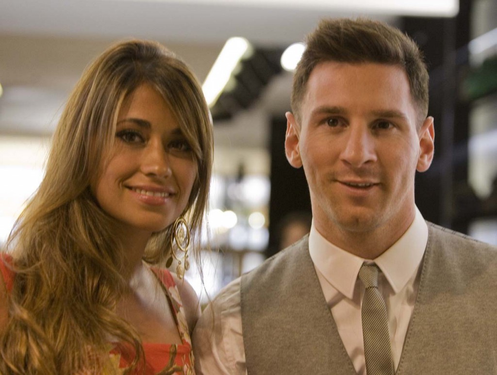 Messi e sua mulher, Antonella (Divulgação)