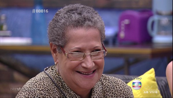 BBB 16: Dona Geralda quer ir à praia de nudismo: "Nós não nascemos de roupa"