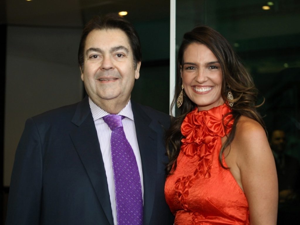 Faustão e Luciana Cardoso