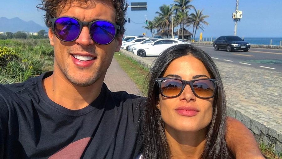 Felipe Roque e Aline Riscado