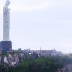 A cerimônia foi realizada aos pés do Cristo Redentor (AgNews)