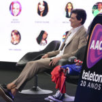 Celso Portiolli comparece na coletiva de imprensa do Teleton