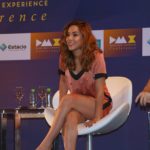 Wanessa esteva na Estácio falano sobre música digital (Rogerio Fidalgo :AgNews)