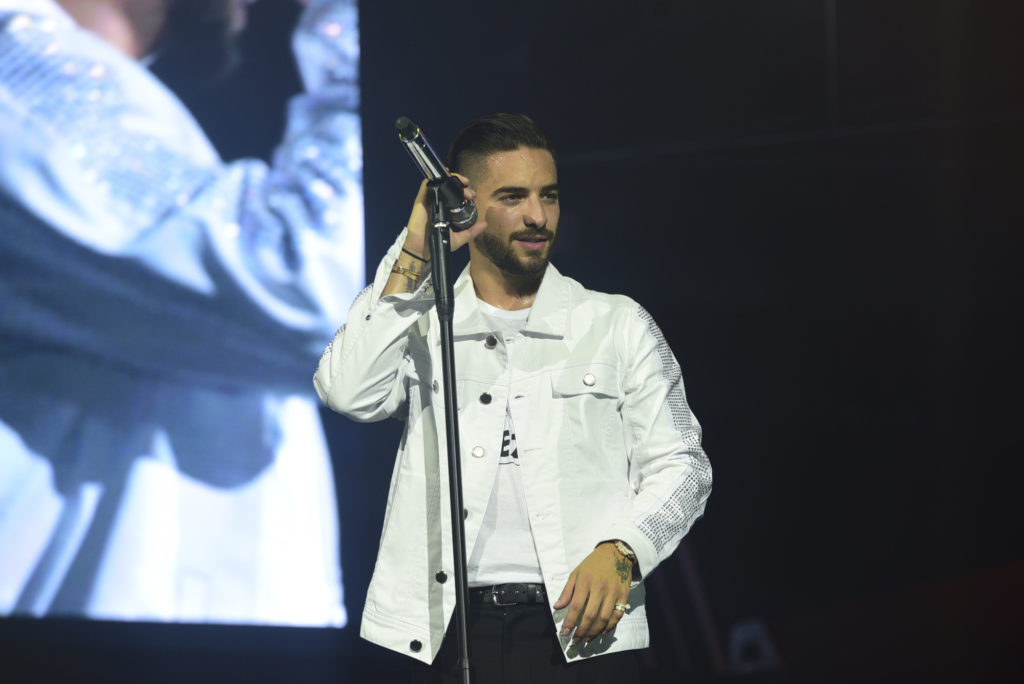 Maluma reuniu um time de famosos em seu show no Espaço das Américas em São Paulo (Leo Franco: AgNews)