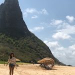 Carol Nakamura em Fernando de Noronha