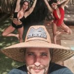 Giovanna Ewbank, Bruno Gagliasso e Fernanda Paes Leme em Fernando de Noronha