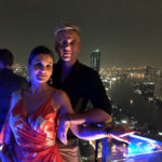 Otaviano Costa e Flavia Alessandra no Sirocco & Sky Bar