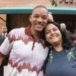 Will Smith atende a fãs em porta do Hotel Fasano no Rio (AgNews)