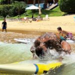 Lucas Lucco na 'Praia Secreta' em Angra dos Reis