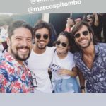 Phelipe Siani, Rodrigo Simas, Mari Palma e Marcos Pitombo no 'Festival Planeta Brasil'