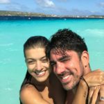 Marcelo Adnet e a namorada em Klein Bonaire