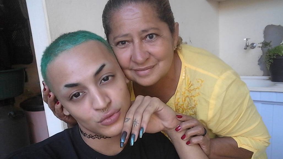 Pabllo Vittar e a mãe, Verônica Rodrigues