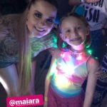 Maiara com a filha de Fernanda Rodrigues