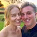 Angélica e Luciano Huck passeiam juntos em SP