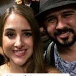 Patricia Leitte com Braulio Bessa no aeroporto de Fortaleza