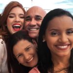 Eva, Ana Clara, Ayrton, Vanuzia e Gleici no Pão de Açucar