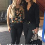 Patricia Leitte com Fátima Bernardes