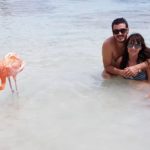 Marcos Veras e Rosane Mulholland em Aruba