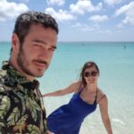 Marcos Veras e Rosane Mulholland em Aruba