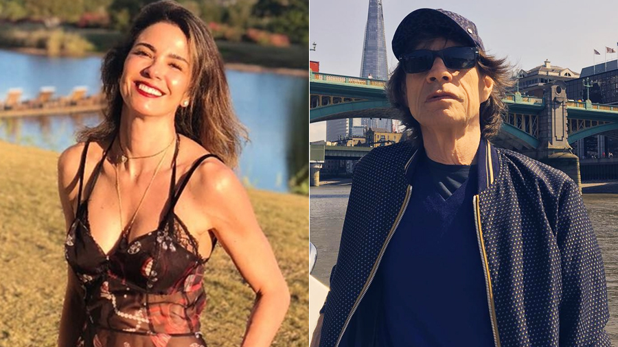 Luciana Gimenez e Mick Jagger