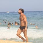 Marcelo Faria na praia do Leblon, zona sul do Rio de Janeiro