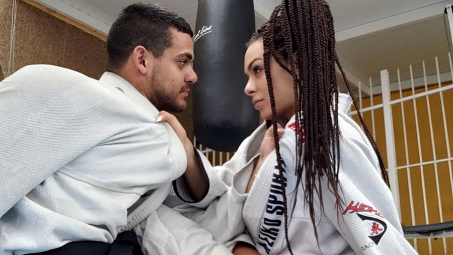 Caique Aguiar e Fernanda Lacerda