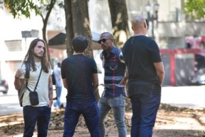 Nego do Borel encontra com ativista LGBT em São Paulo