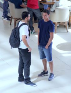 Paulo Henrique Ganso em shopping do Rio de Janeiro