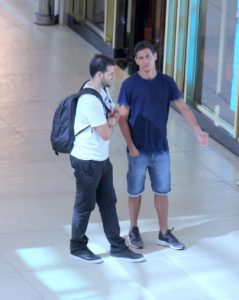 Paulo Henrique Ganso em shopping do Rio de Janeiro