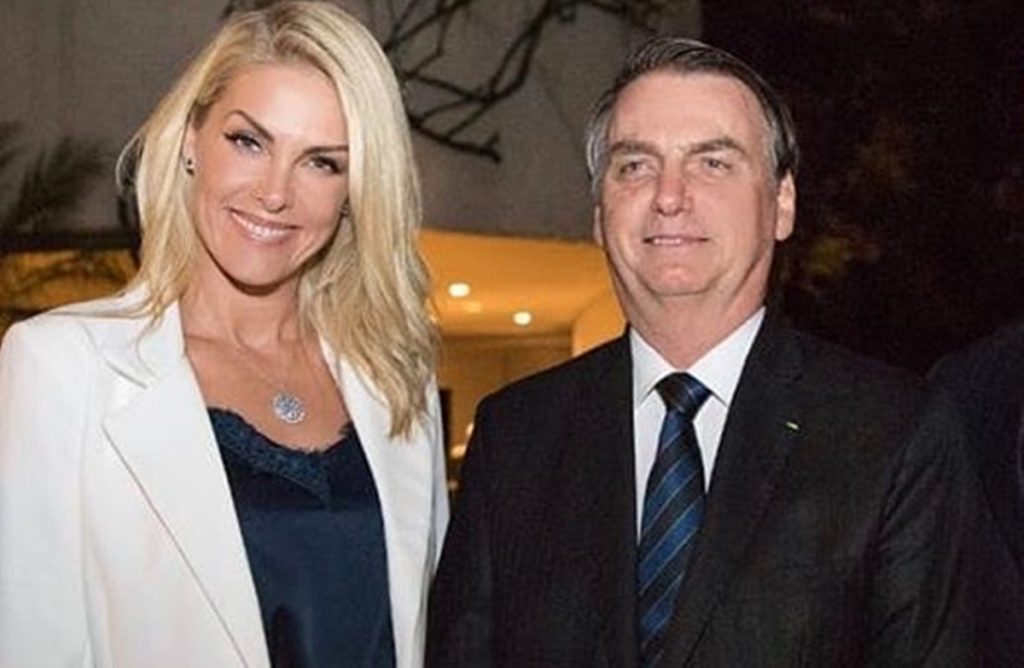 Ana Hickmann e Jair Bolsonaro