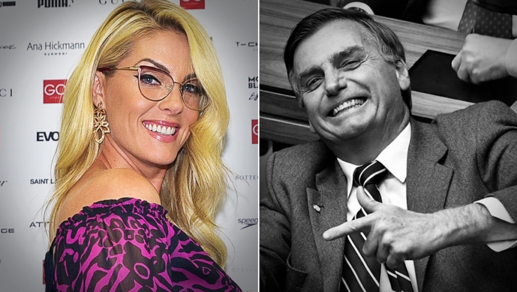 Ana Hickmann e Jair Bolsonaro