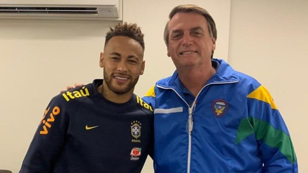 Jair Bolsonaro e Neymar