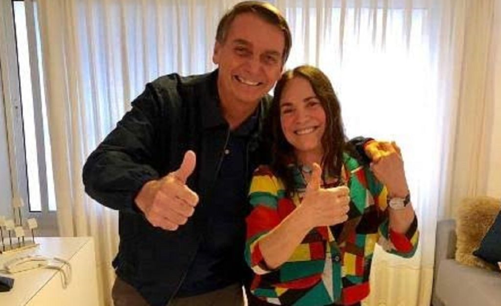 Regina e Bolsonaro