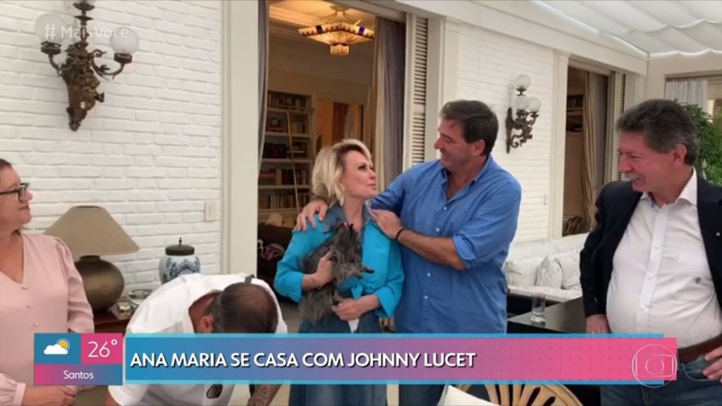 Ana Maria Braga e Johnny Luce