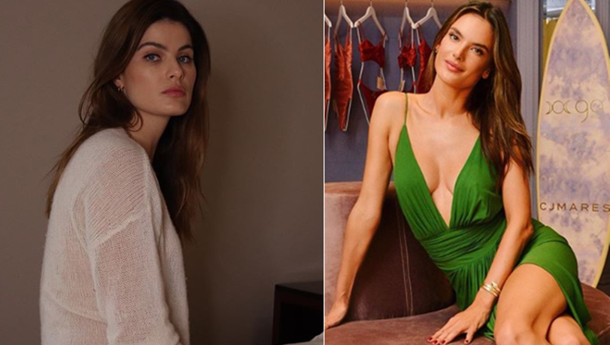 Alessandra Ambrosio e Isabeli Fontana sensualizam de lingerie