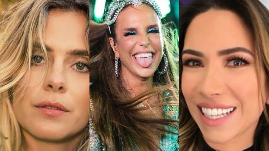 Carolina Dieckmann, Ivete Sangalo e Patrícia Abravanel