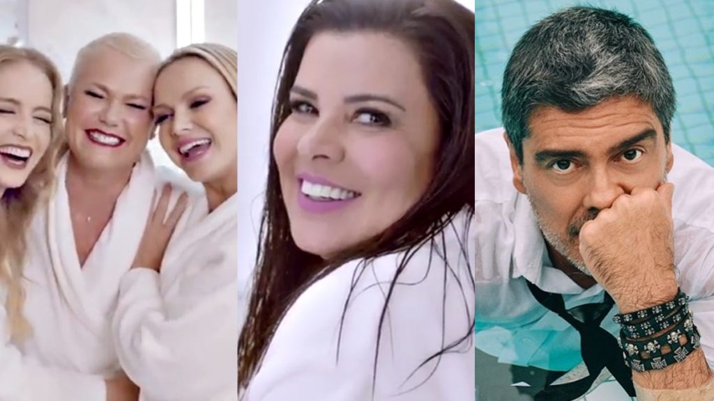 Angélica, Xuxa, Eliana, Maravilha e Junno Andrade