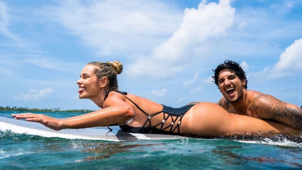 Yasmin Brunet e Gabriel Medina