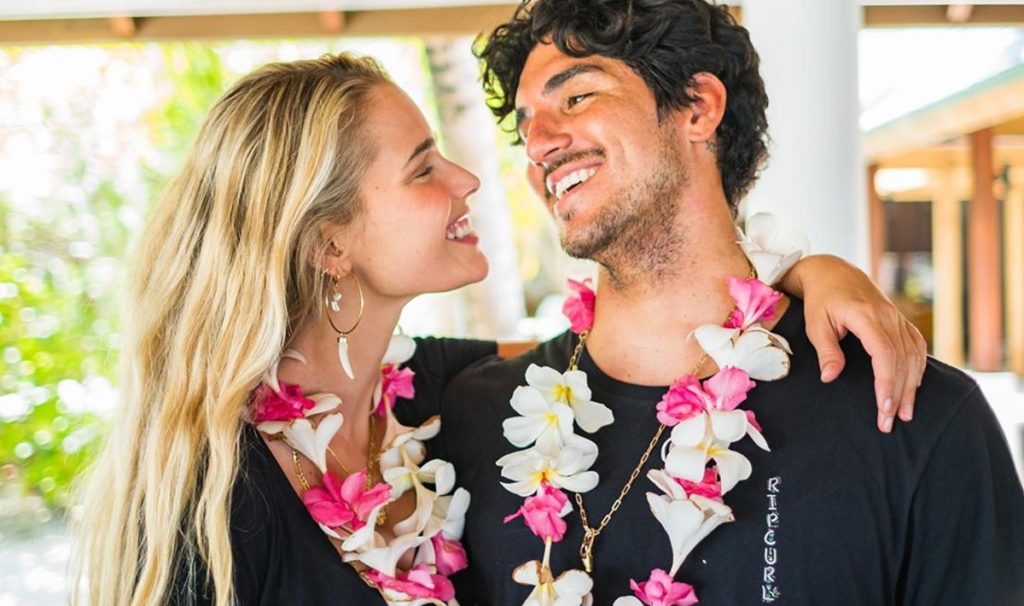 Yasmin Brunet e Gabriel Medina