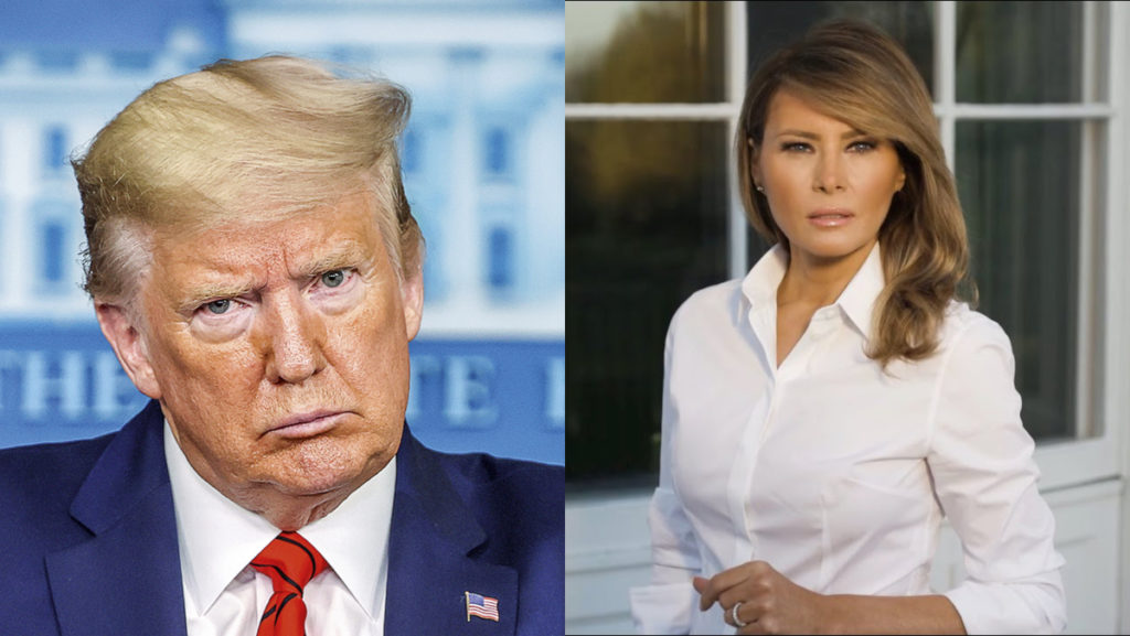 Melania Trump e Donald Trump (Foto: Reprodução/Internet)