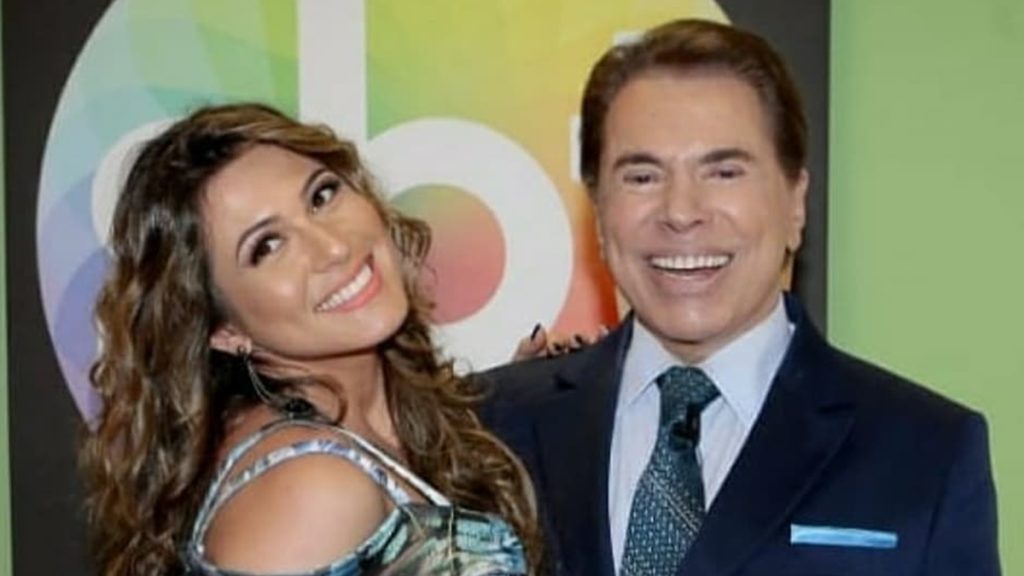 Lívia Andrade e Silvio Santos