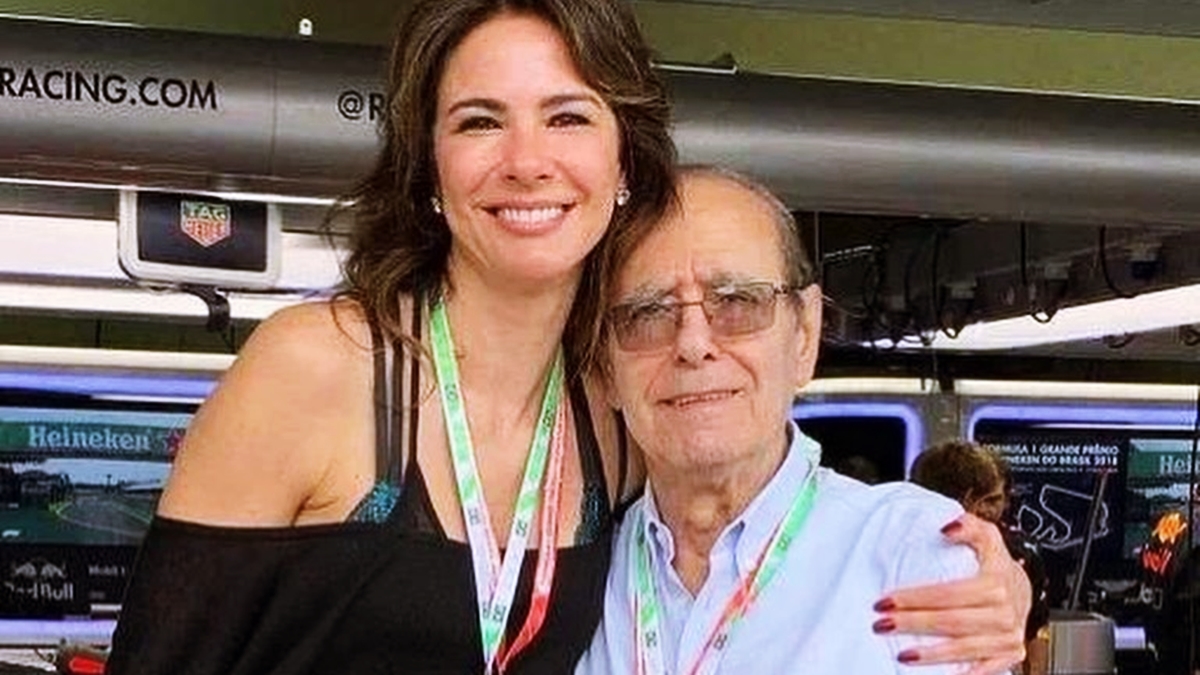 Luciana Gimenez e pai, João Alberto Morad