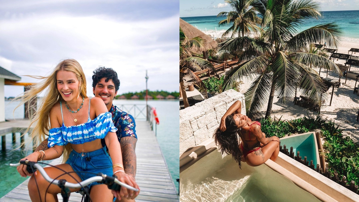 Yasmin Brunet e Gabriel Medina, Aline Riscado