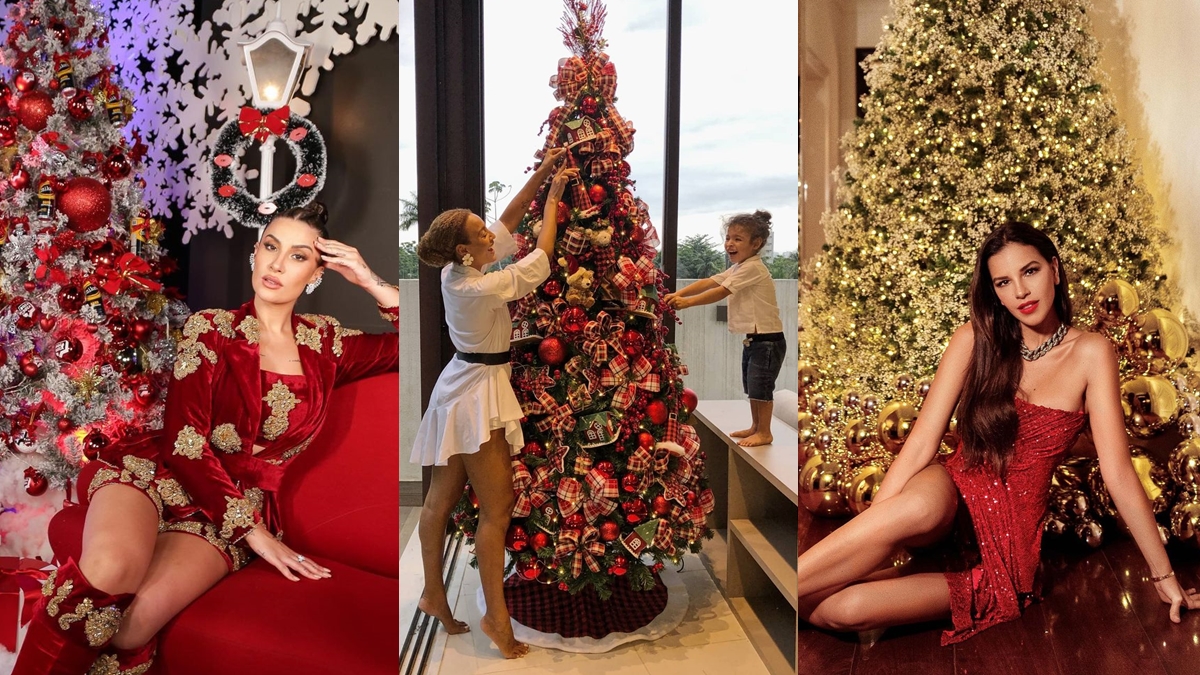 Bianca Andrade, Sheron Menezzes, Mariana Rios em lista de árvores de natal dos famosos