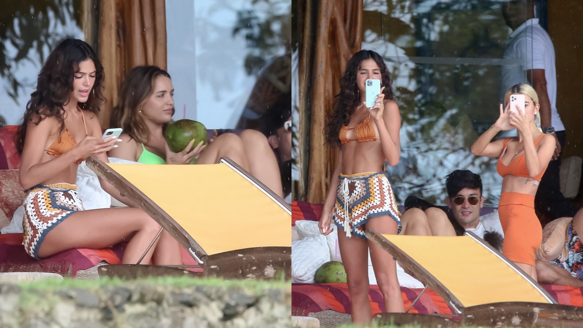 Bruna Marquezine em ilha com amigos