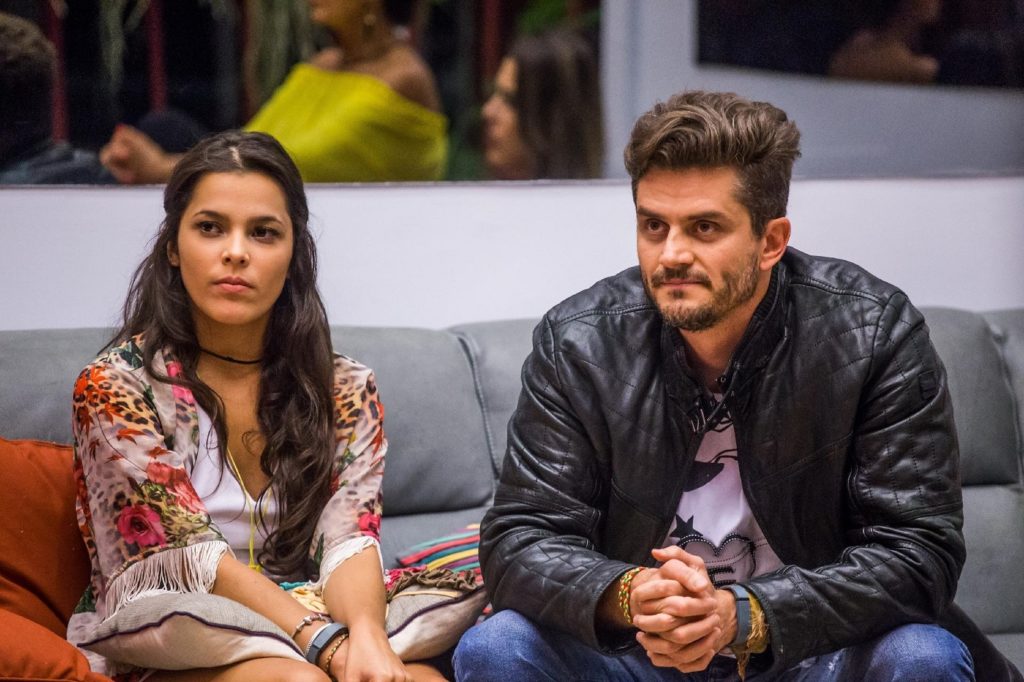 Emilly Araújo e Marcos Harter formaram casal no BBB 17 Foto: Reprodução/Rede Globo)