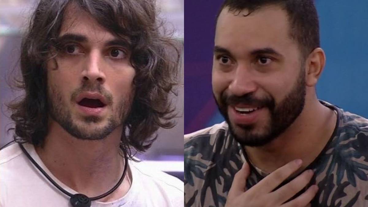 BBB21: Fiuk diz que topa pular pelado na piscina com Gilberto se fugirem do paredão