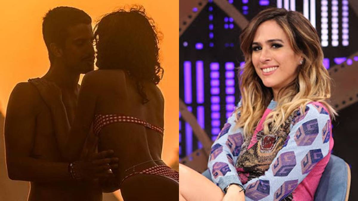 De biquíni, Bruna Marquezine surge aos beijos com Enzo Celulari e Tatá Werneck brinca sobre bumbum da famosa