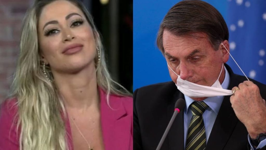 Carol Narizinho e Jair Bolsonaro